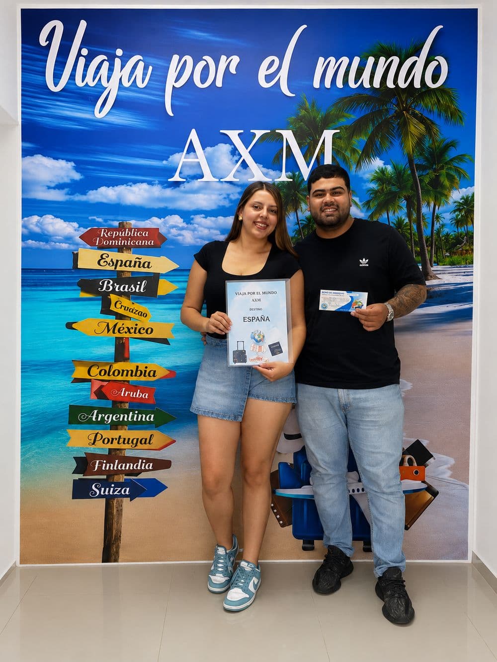 Cliente real de Viaja por el Mundo con su certificado de viaje a España